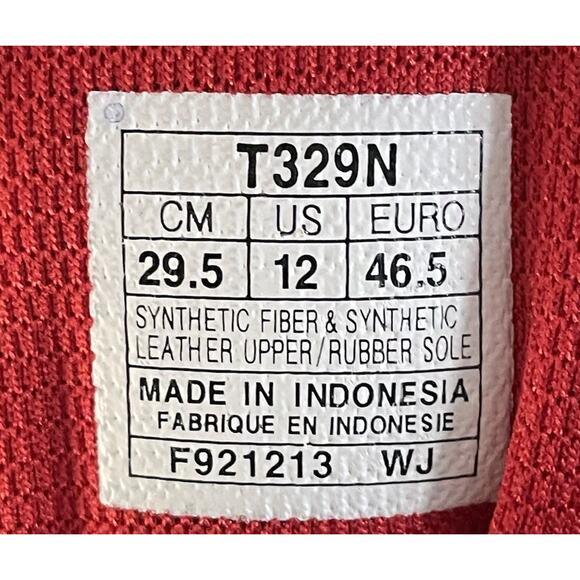 Asics GEL EXALT Black Red Gray Running Race Shoes Mens Size 12 Fast Shipping - Picture 10 of 11